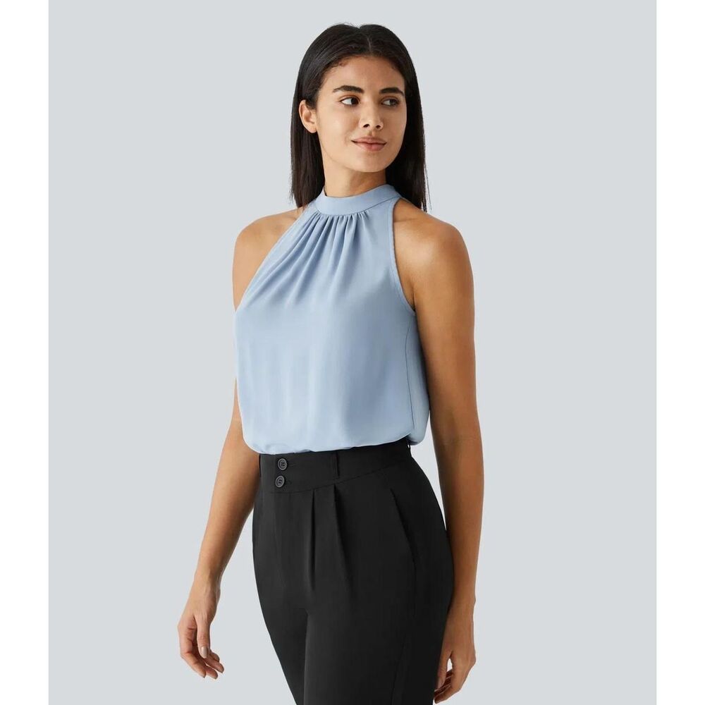 Halara Women's Blue Blouse - Picture 5 of 6